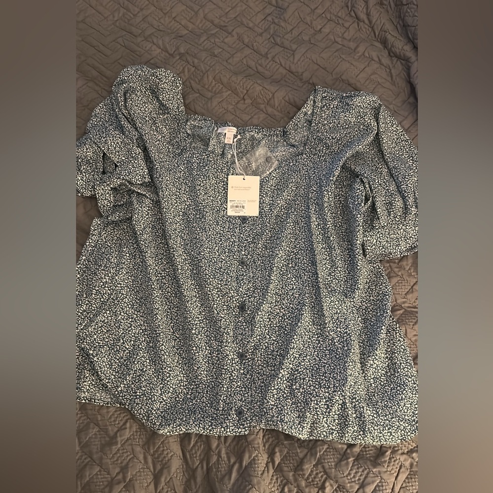 NWT Lauren Conrad tie sleeve
